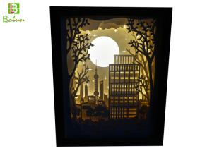 Wholesale Promotional Retail Display Props , Backlit Silhouette Shadow Box LED 5V Power from china suppliers