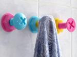 Plastic Cloth Hanging Hooks Wall Mounted Kids Bedroom Cloth Holder Cute Animal