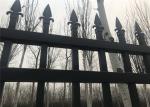garrison security fencing 2100mm x 2400mm stain black interpon powder 80 microns