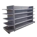 Layout Supermarket Display Shelf Cold Rolled Steel Gondola Rack