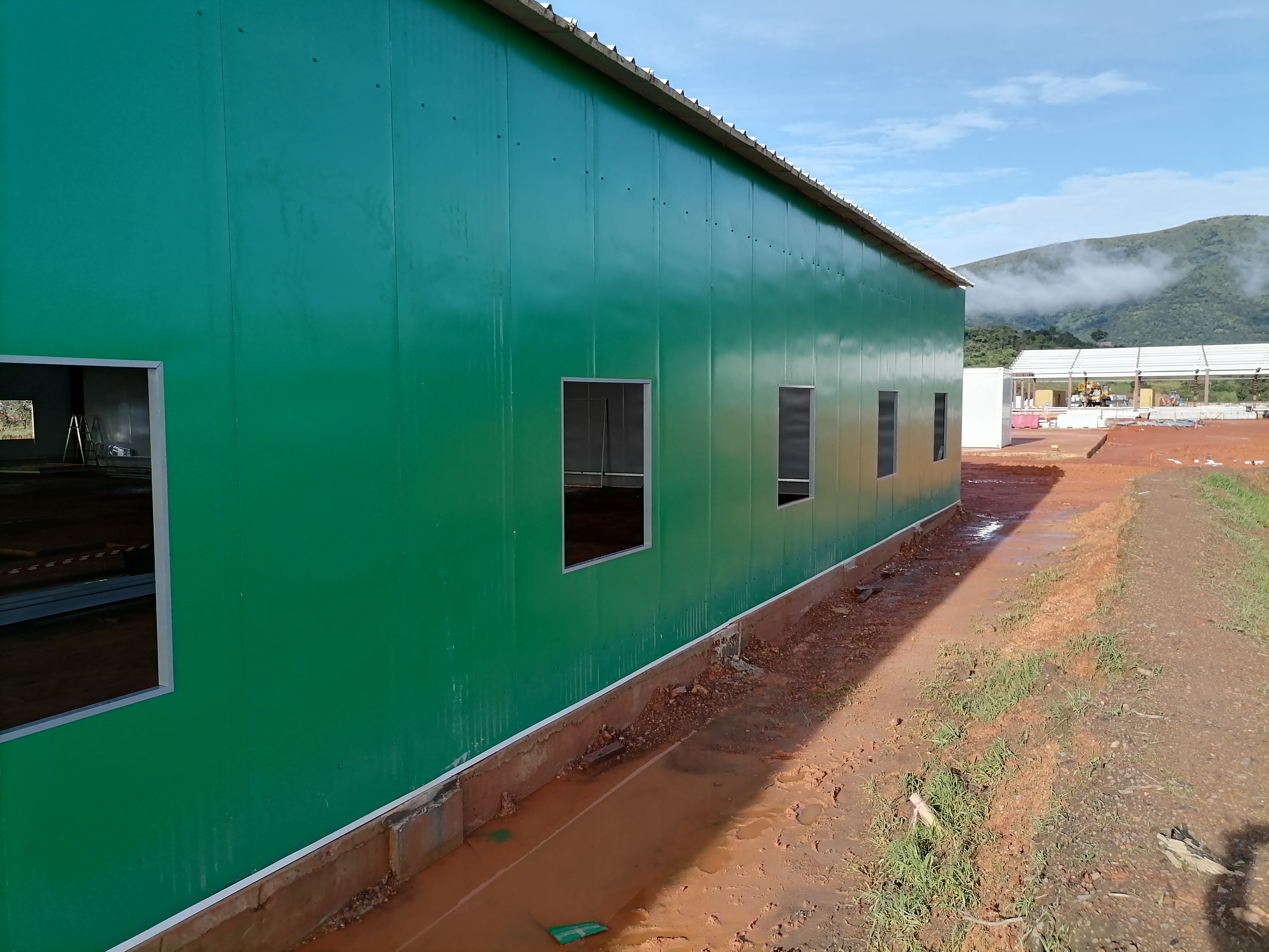 Prefabricated building installation process