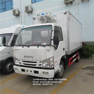 Wholesale new isuzu refrigerated truck 3.5 tons  meat transport refrigerated truck body light vehicle 2 ton mini refrigerator truc from china suppliers