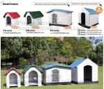 Outdoor Large Plastic Dog House Cubby House Pet Products, plastic foldable pet