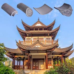 Wholesale Traditional Chinese Temple Roof Tiles Antique Clay Roof Tile Maintenance And Repair from china suppliers