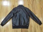 Men'S Cotton Padded Jacket Winter Faux Leather Pu Motorcycle