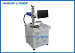 Desktop Fiber Laser Marking Machine , Metal Plastic Jewelry Laser Engraving