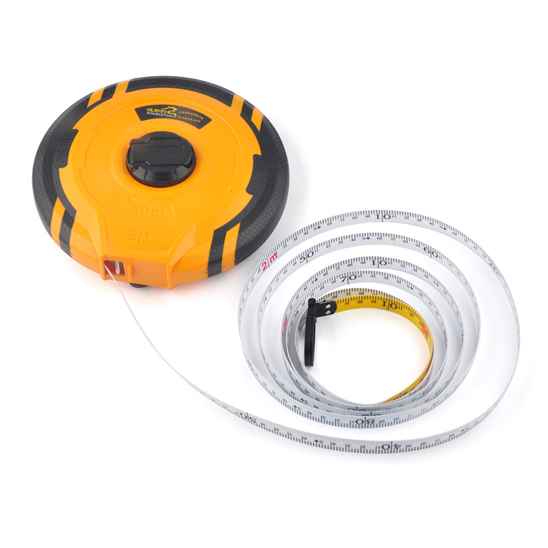 Wintape Water Proof Industrial Grade 50m Long-Distance Survey tool for measuring Triple Speed Nylon Coated Tape Measure
