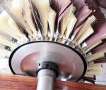 Industry Round Sisal And Sandpaper Polishing Roller Brush For Wood Polishing
