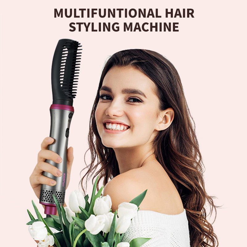 5 In 1 Multifunctional Hair Dryer Brush 1200w 360° Swivel Cord Hot Air Comb