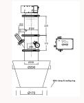 GMP 300kg H Medical Powder Vacuum Feeding Machine Auxiliary Equipment