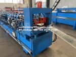 Galvanized Steel Chain Drive Automatic CZ Purlin Roll Forming Machine 14-18