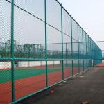 Square Post Pvc Coated Gi Chain Link Fencing Tennis Court Chain Link Fence 25m