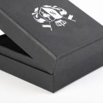 Greyboard Rigid Paper Souvenir Gift Boxes Matte Black EVA Inlay 30mm