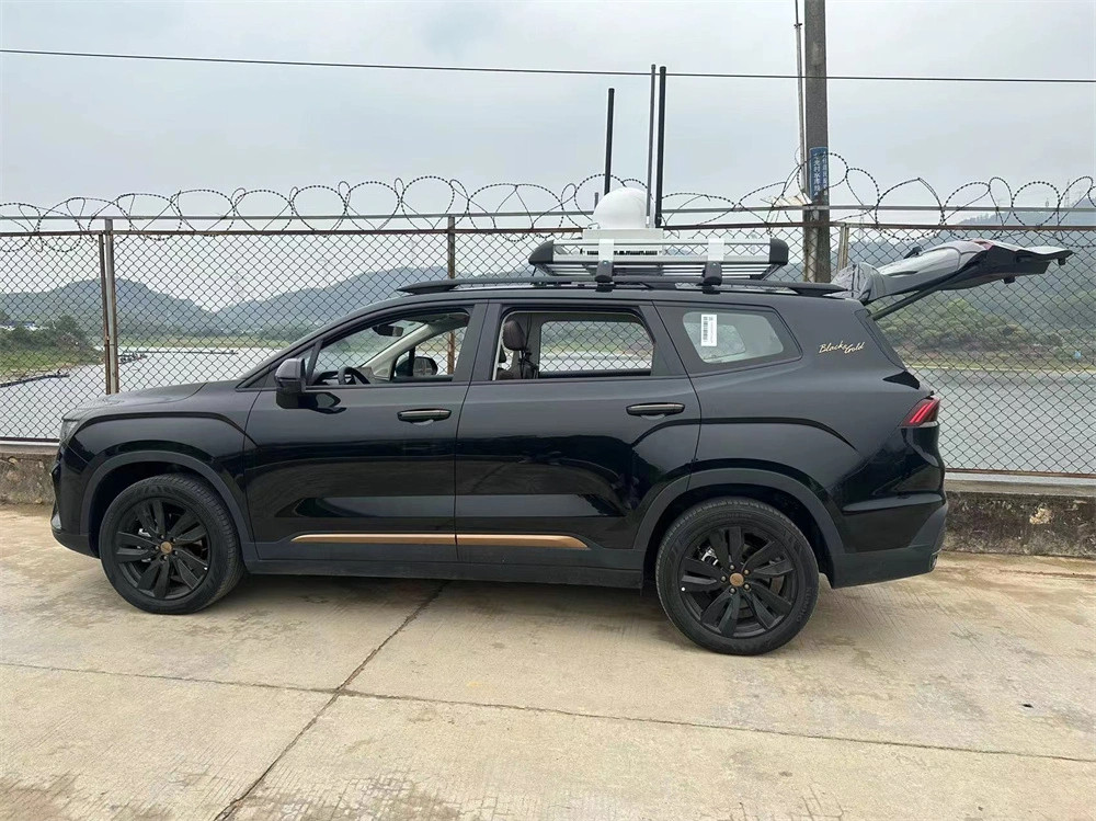 Toyota Prado Modified Vehicle Drone Detection And Jamming 360 Full Airspace