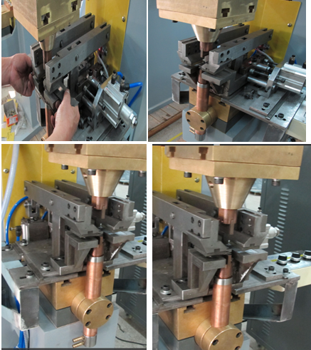 Automatic Stainless Steel Glass Belt Spot Welder ,  Inox Stainless Steel Spot Welding for Glass Lid Steel  Belt