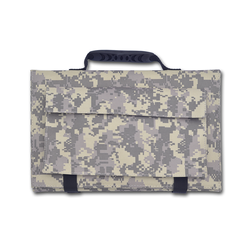 Custom Mini Round Semi Flexible Power Up Camping Gears 21W Foldable Solar Panel with 1