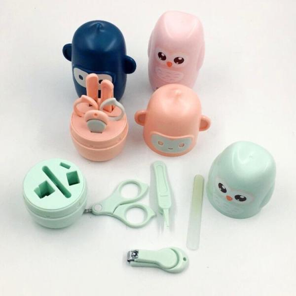 Factory Wholesale Newborn Baby Gift Set 4 In 1 Baby Grooming Kit Newborn Nursery