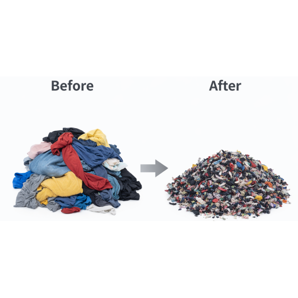 High Efficiency Low Energy Consumption Multifunctional Tracked Mobile Shredder for Waste Processing