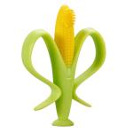 Yellow Banana Shape Silicone Baby Brush 100 % Food Grade Material Durable