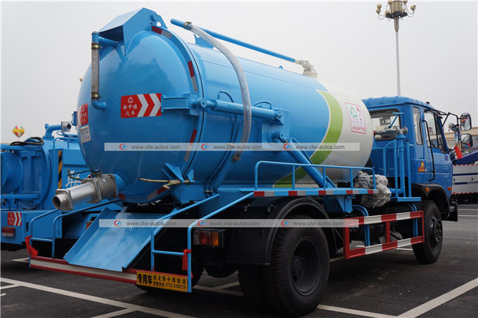 Dongfeng 8cbm 8000Liters Vacuum Sewage Septic Fecal Suction Truck Sewer dredging Truck