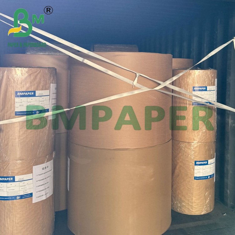 40gr 60gr Food Grade Brown Oilproof Wrapping Sheets For Gift Packaging