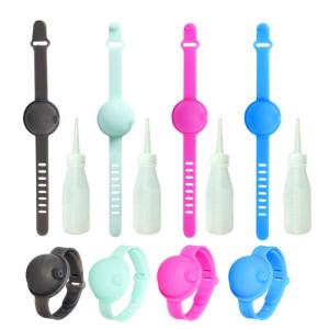 Wholesale Adjustable 2020 Hot Sale Band Wristband Silicone Adjustable Sterilization Dispenser Disinfection Hand Sanitizer with Bracelet from china suppliers