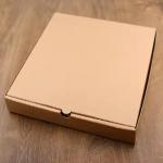 Wholesale Customized Pizza Boxes Disposable Fast Food Kraft Paper Takeout Paper