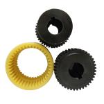 Plastic Nylon Flexible Curved Tooth Sleeve Gear Brake Drum Shaft Coupling
