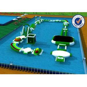 Buy cheap Customized Inflatable Water Parks , 0.9mm PVC Water Playground Equipment from wholesalers