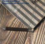 Hot Sale Waterproof Frosted Slider PVC Zipper Bags Wholesale Custom Printed