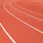 IAAF Certificated Athletic Running Track Blue Walking Way Jogging Track