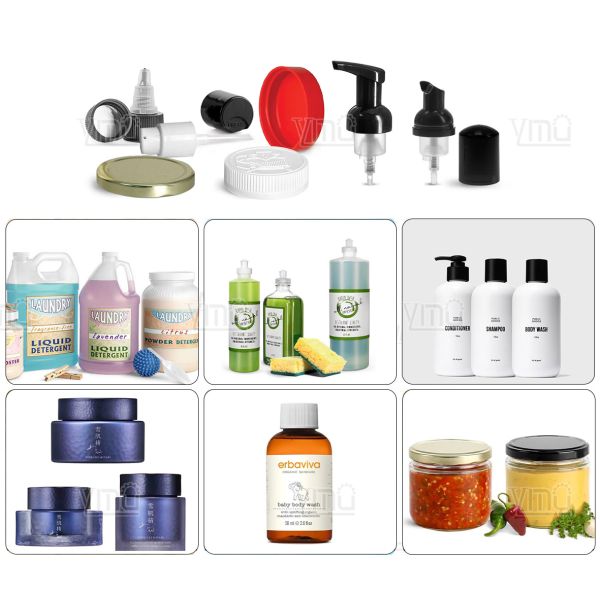 Multifunctional Automatic Bottle Capping Machine Glass Plastic Monoblock Bottling Machine