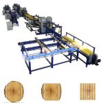 Sawmill Wood saw machine automatic production line twin vertical sawmill band