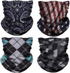 Unisex 3d Trump Adjustable Party Seamless Tube Scarf