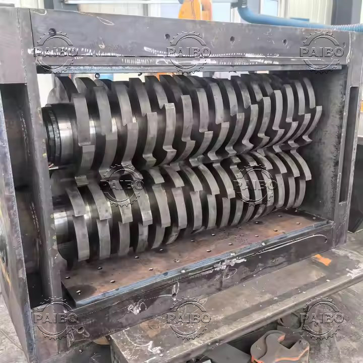 Waste Metal Shredding Machine Metal Crusher Double Shaft Shredder For Recycling Brass/Copper/Aluminum Materials