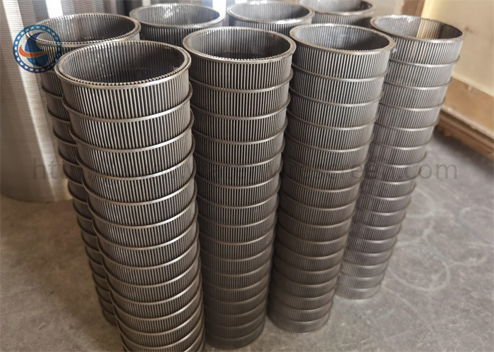 304 Stainless Steel Wedge Wire Screen Tube Wound Slot