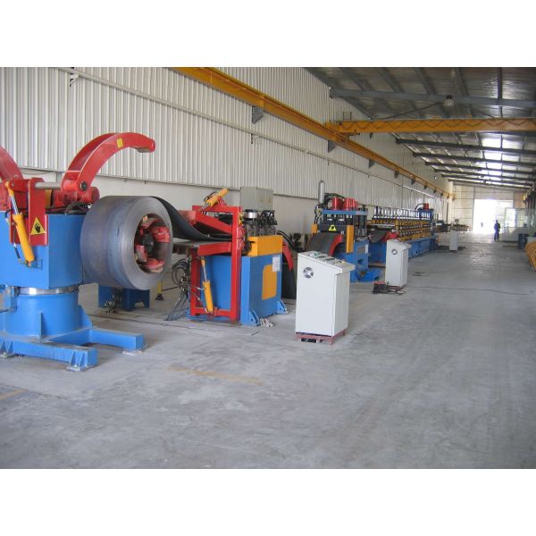 W Shape 2 And 3 Waves Highway Guardrail Steel Plate Roll Forming Machine Cold Rolling Mill