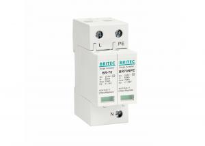 Wholesale Thermal Plastic Type 2 Surge Protection Device 70kA 1P + NPE AC SPD Surge Arrester from china suppliers
