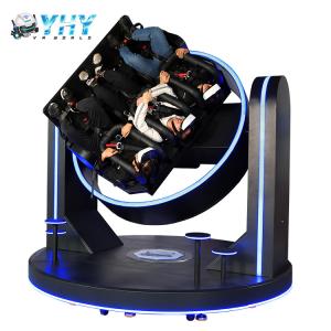 Wholesale 3 Players 1080 Degree 9D VR Simulator Virtual Reality Roller Coaster Game Machine from china suppliers