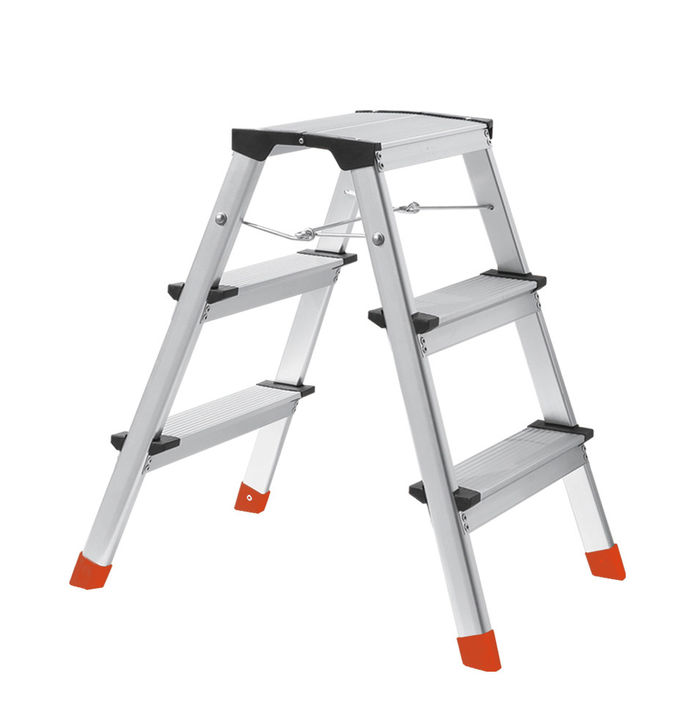 Durable Aluminium Platform Steps 2x3 Steps Folding Scaffold Ladder