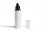 Glossy White Airless Cosmetic Bottles With Shampoo And Conditioner Dispenser