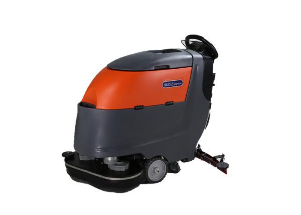 Double Brush Commercial Hardwood Floor Cleaning Machines With Anticollision