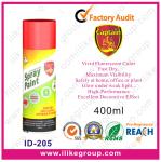 Custom Aerosol Color Fluorescent Spray Paint 400ml For Wood Furniture
