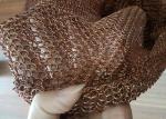 316 Stainless Steel Chainmail Ring Mesh Use Water Features , Shower Curtains