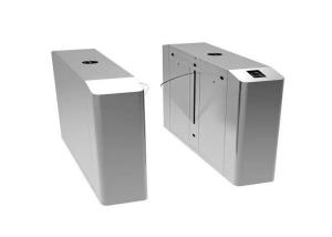 Wholesale Electrical Retractable Flap Barrier Gate , Supermarket / Subway Turnstile from china suppliers