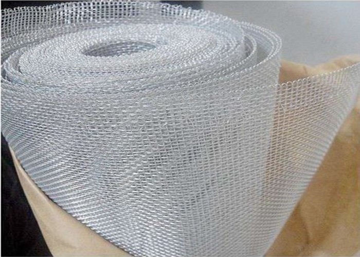 2- 50 Mesh Galvanized Steel Wire Mesh 1m 1.2m Woven Hardware Cloth For Sieving