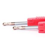 1mm 3mm 4mm ball nose end mill cutter for stainless steel double flute TiSiN