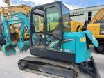 Hydraulic SK60 Used Kobelco Mini Excavator 36KW Rated Power in stock