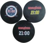 Non Toxic 76x25MM Ice Hockey Puck Silicone Rubber Toys
