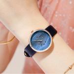 9mm Thickness Ladies Quartz Watch Sapphire Mineral Mirror 115mm Strap